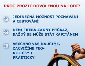 Banner proč prožít dovolenou na lodi?