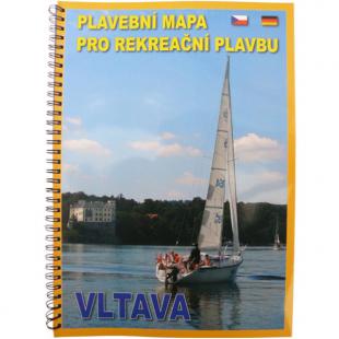 karta: Vltava - Plavební mapa pro rekreační plavbu