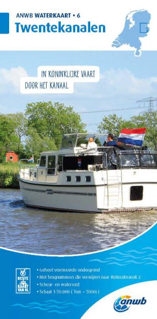 karta: Holandsko - plavební mapa 6 - Twentekanalen